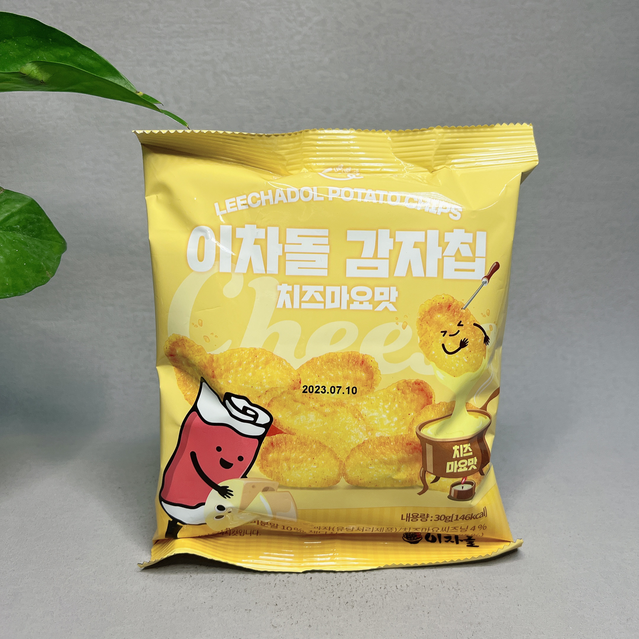 临期特价 韩国进口芝士美乃滋风味马铃薯脆饼30g休闲零食膨化食品