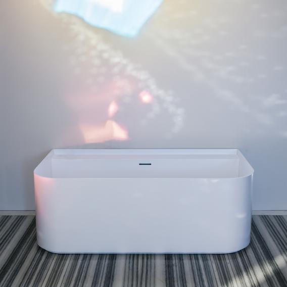 瑞士劳芬Laufen浴缸SONAR系列靠墙独立式浴室浴缸进口方形H220347