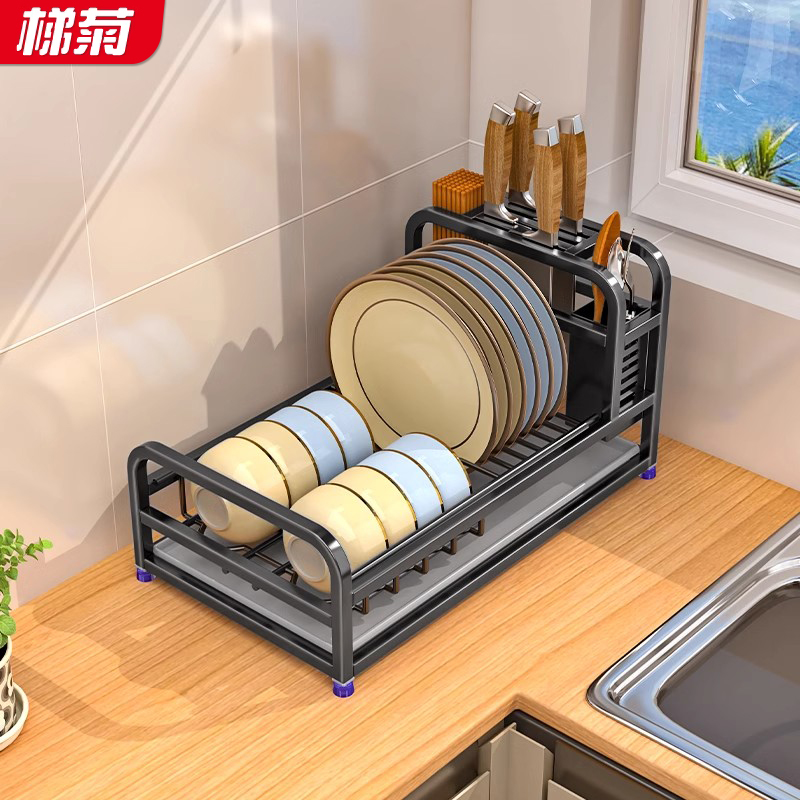 碗架沥水架厨房置物架台面碗碟收纳架家用水槽边放碗盘碗筷收纳盒