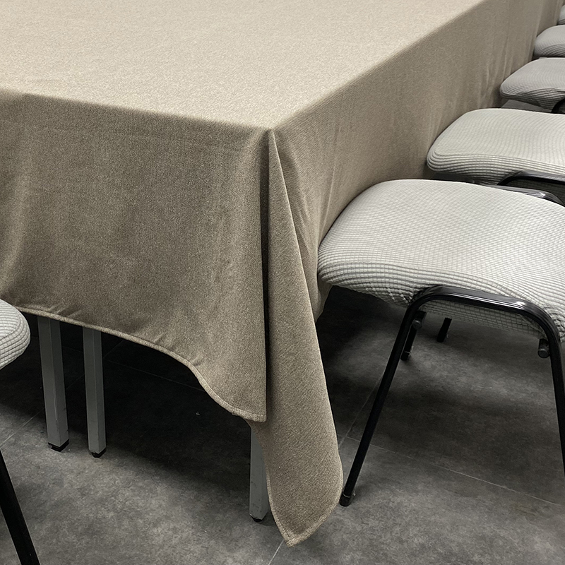 酒店会议室专用桌布加大尺寸方形台布高级羊绒手感办公室会议桌布