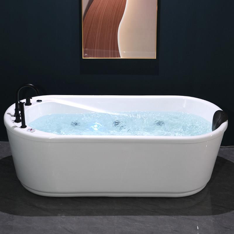 亚克力冲浪按摩恒温浴缸家用水疗酒店浴盆独立式小户型加深浴缸