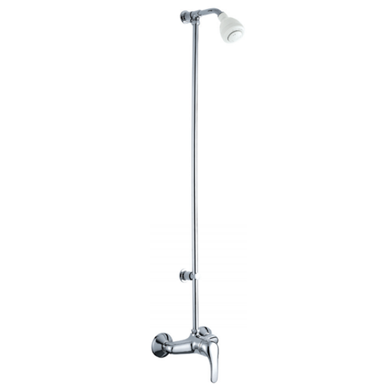 正品埃美柯全铜简易式淋浴花洒套装龙头单喷工程款浴室洗澡LG10F5