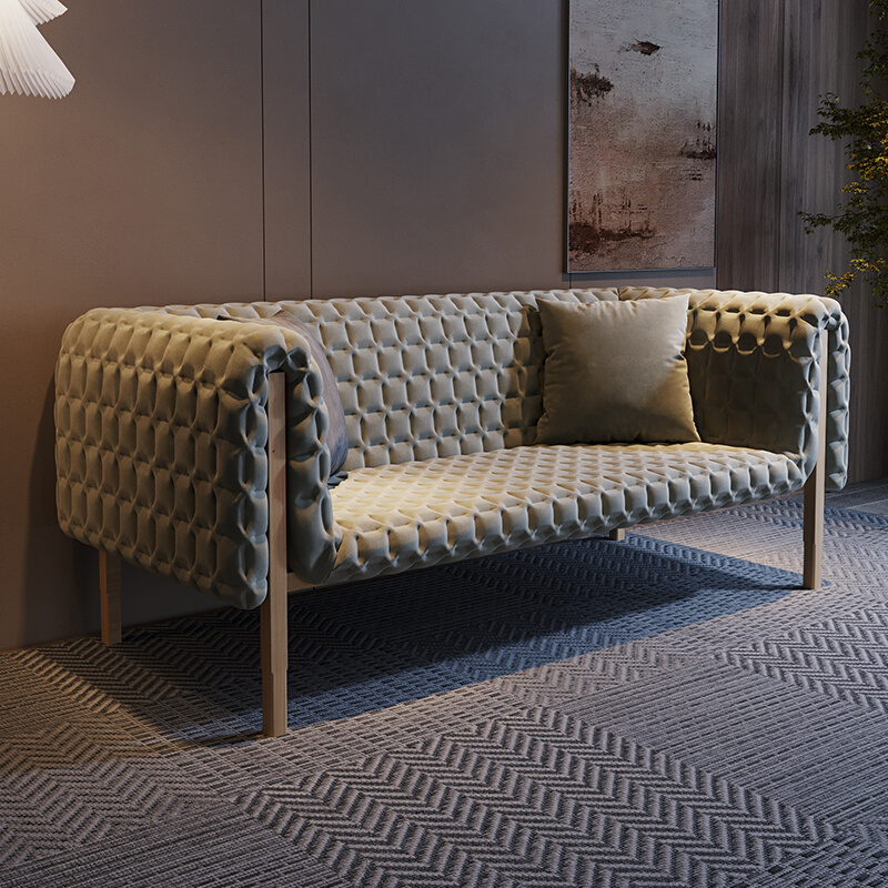极简大师 意式科技布艺沙发简约现代客厅北欧轻奢直排沙发小户型