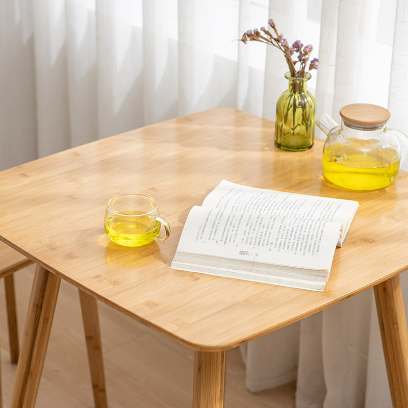 北欧小茶几楠竹方桌子简约现代小户型客厅家用欧式简易沙发边角几