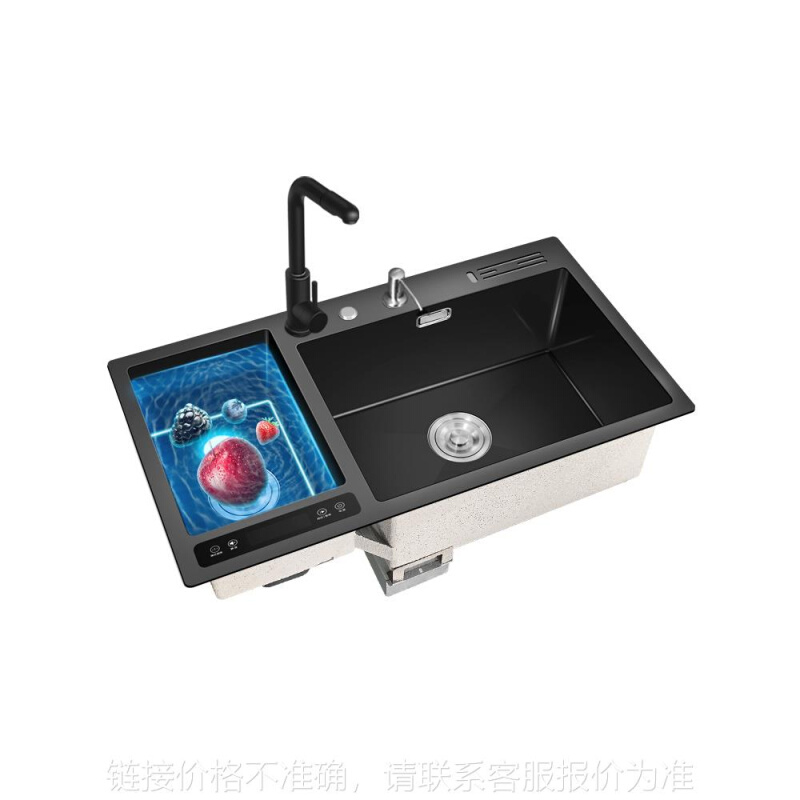 S588超声波水槽洗碗机多功能智能净洗机厨房一体不锈钢清洗菜池