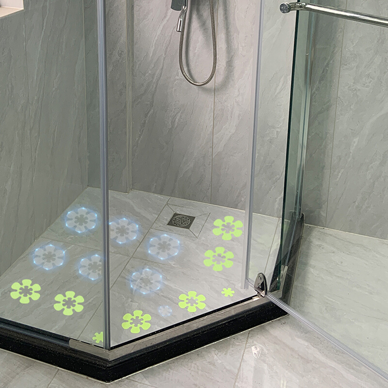 花型地垫洗澡浴室防滑贴家用卫生间浴缸瓷砖淋浴房地板防水透明条