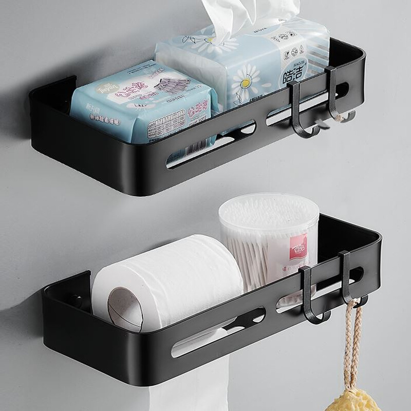 免打孔厕所卫生间浴室放卫生纸置物架纸巾架抽纸卷纸盒马桶壁挂式