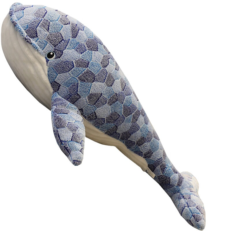 日系鲸鱼毛绒玩具可爱软萌大号抱枕女孩睡觉床上玩偶海豚布娃娃男