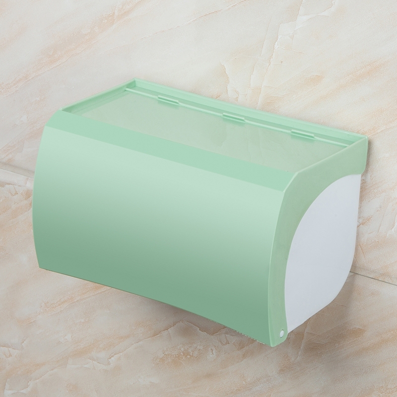 防水卫浴室置物架手纸盒免打孔圈纸筒卫生间装挂墙洗手家用客厅