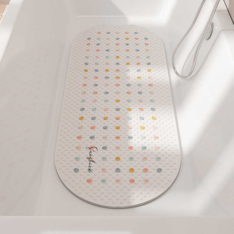 浴室地垫浴缸防滑垫淋浴房洗澡冲凉儿童防摔脚垫家用按摩吸盘垫子