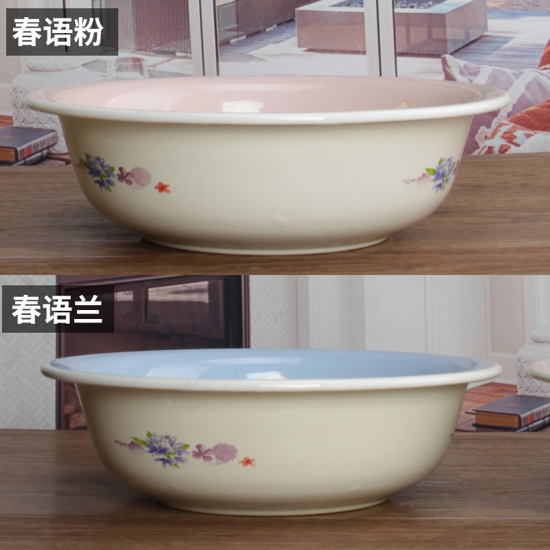 搪瓷洗脸盆碗汤盆饺子馅料盆猪油老式怀旧家用厨房老式大小碗盆子