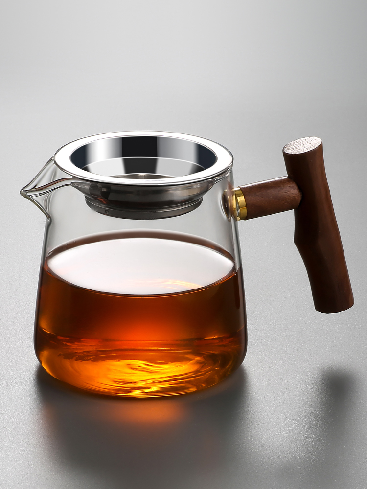 玻璃公道杯茶漏一体耐热防炸家用办公室分茶器功e夫茶具茶海带茶