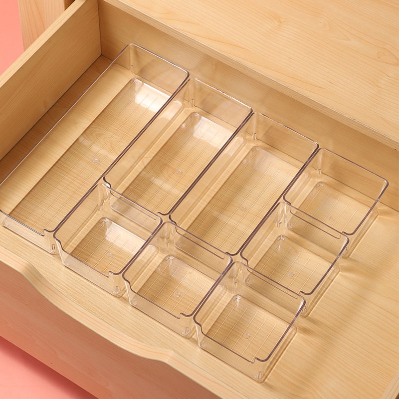 抽屉分隔盒橱柜分类整理盒厨房自由组合刀叉筷子餐具勺子收纳盒格