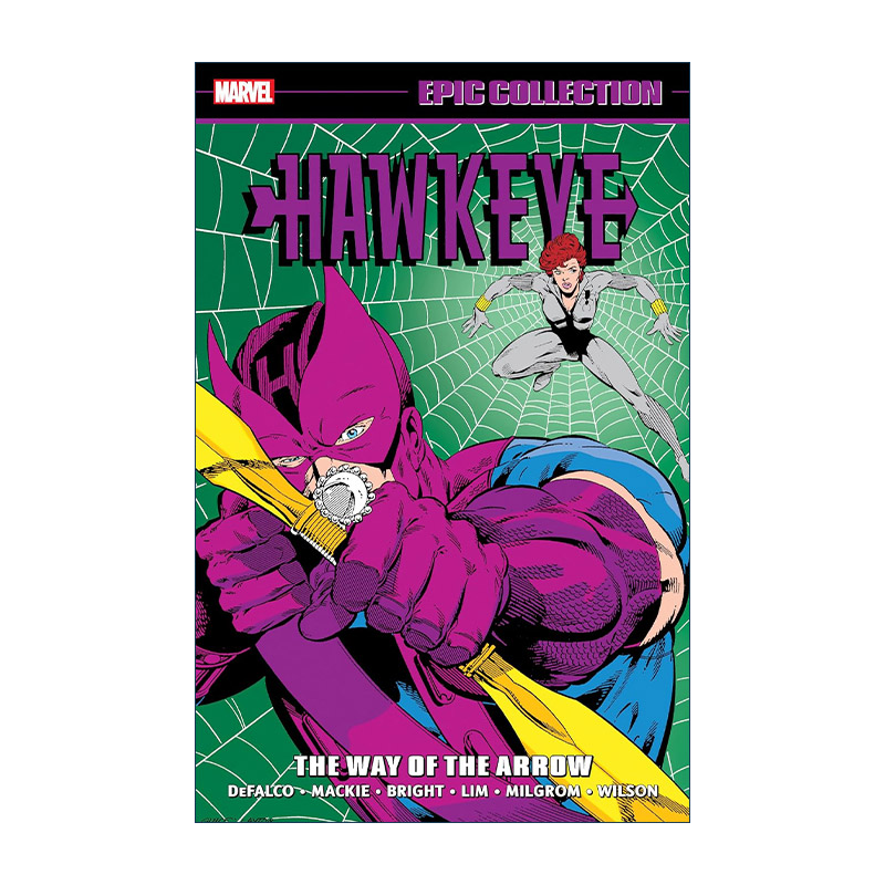 英文原版 Hawkeye Epic Collection The Way of The Arrow 鹰眼史诗集 箭头的方向 漫威漫画 Tom Defalco 英文版 进口英语原版书籍