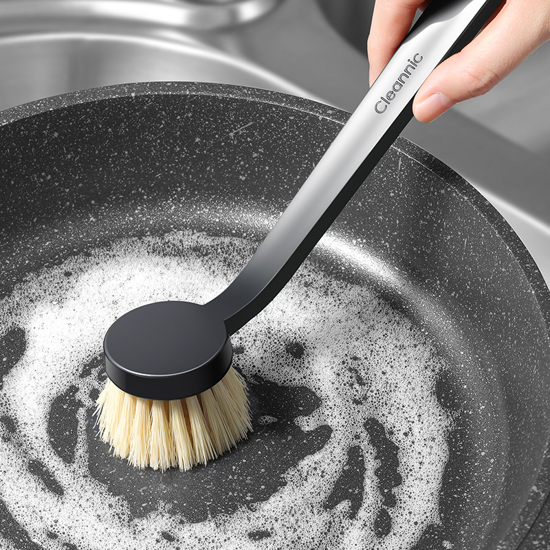 日本AISEN刷锅神器厨房洗锅刷子家用不沾油不粘锅长柄锅刷不掉丝