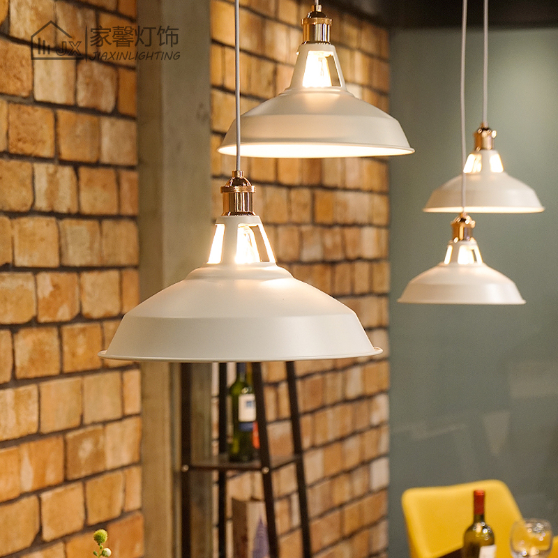 北欧后现代铁客厅吊灯家用木艺餐厅咖啡厅蛋糕房吧台轨道吊灯具