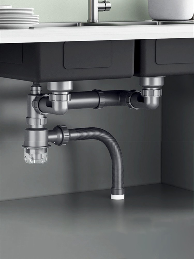 厨房洗菜盆下水管配件水槽下水器套装下水管道排水管洗碗槽池管i.