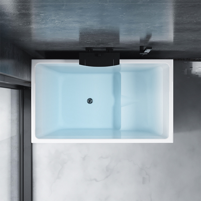 迷你小浴缸日式小户型深泡坐式亚克力家用独立式成人卫生间浴盆