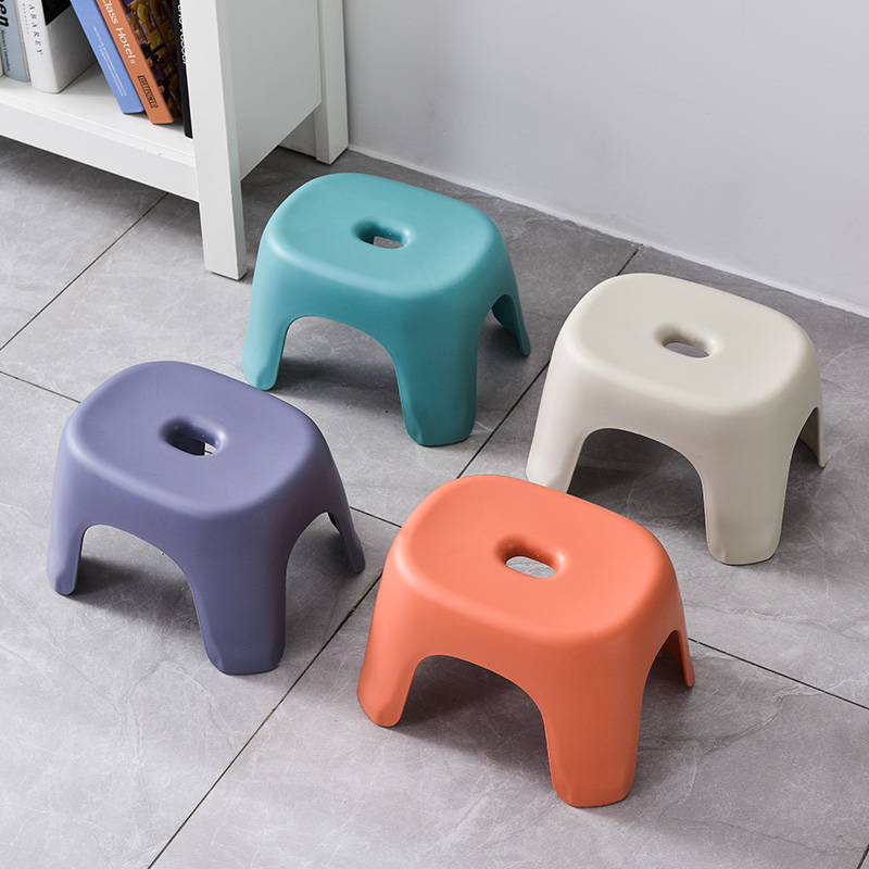 塑料小凳子家用浴室防滑凳加厚换鞋凳结实耐用茶几小板凳洗澡矮凳