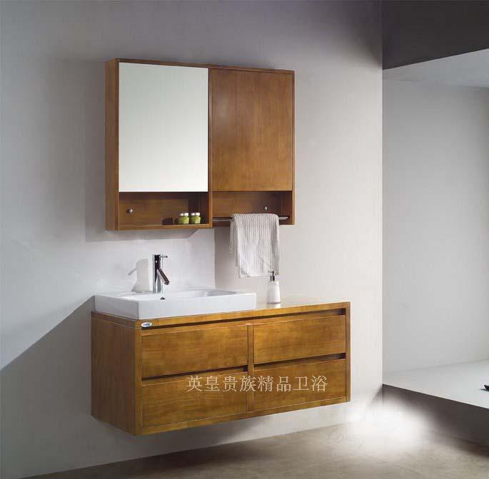 欧式美式木浴室柜 实木卫浴柜 洗脸盆柜 洗手盆柜组合HE310
