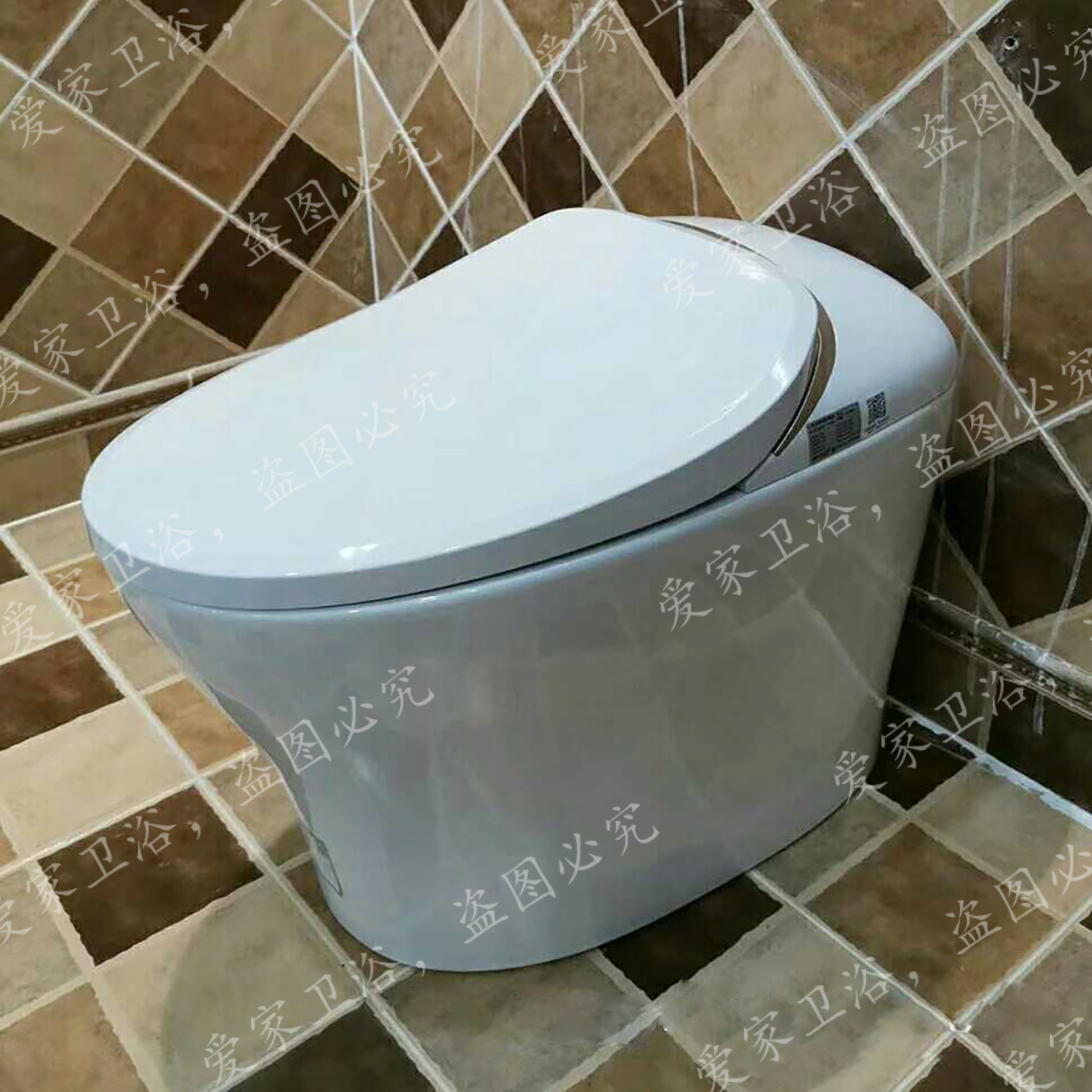 德国贝朗卫浴  卫生间一体式智能座便器自动冲水座圈加热烘干马桶