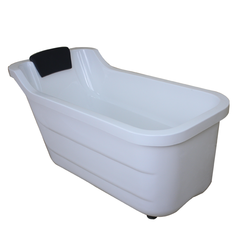 新品进口亚克力日式浴缸双层保温高背小缸欧式成人贵妃缸独立式