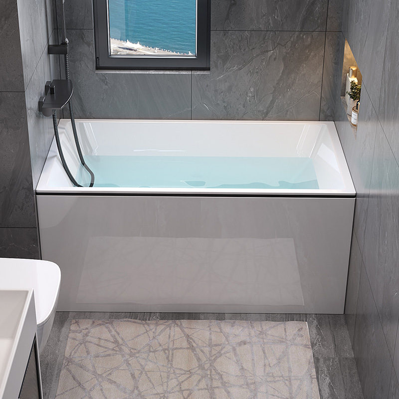 日式浴缸小户型 网红深泡系家用成人亚克力浴盆小型1-1.3米