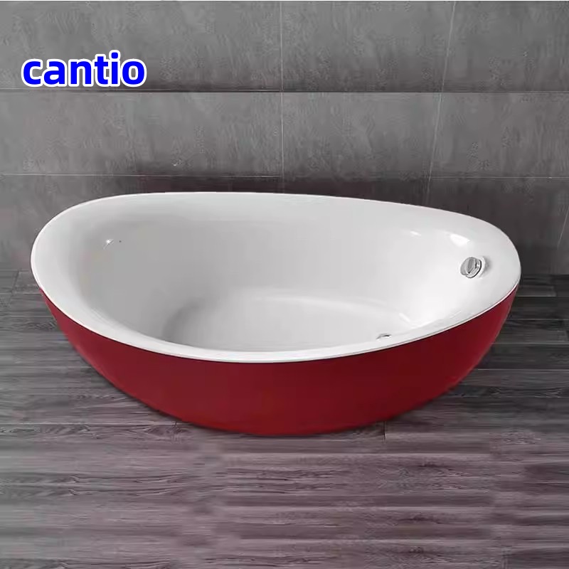 亚克力小户型网红日式家用户外按摩独立式迷你白色冲浪泡澡盆浴缸
