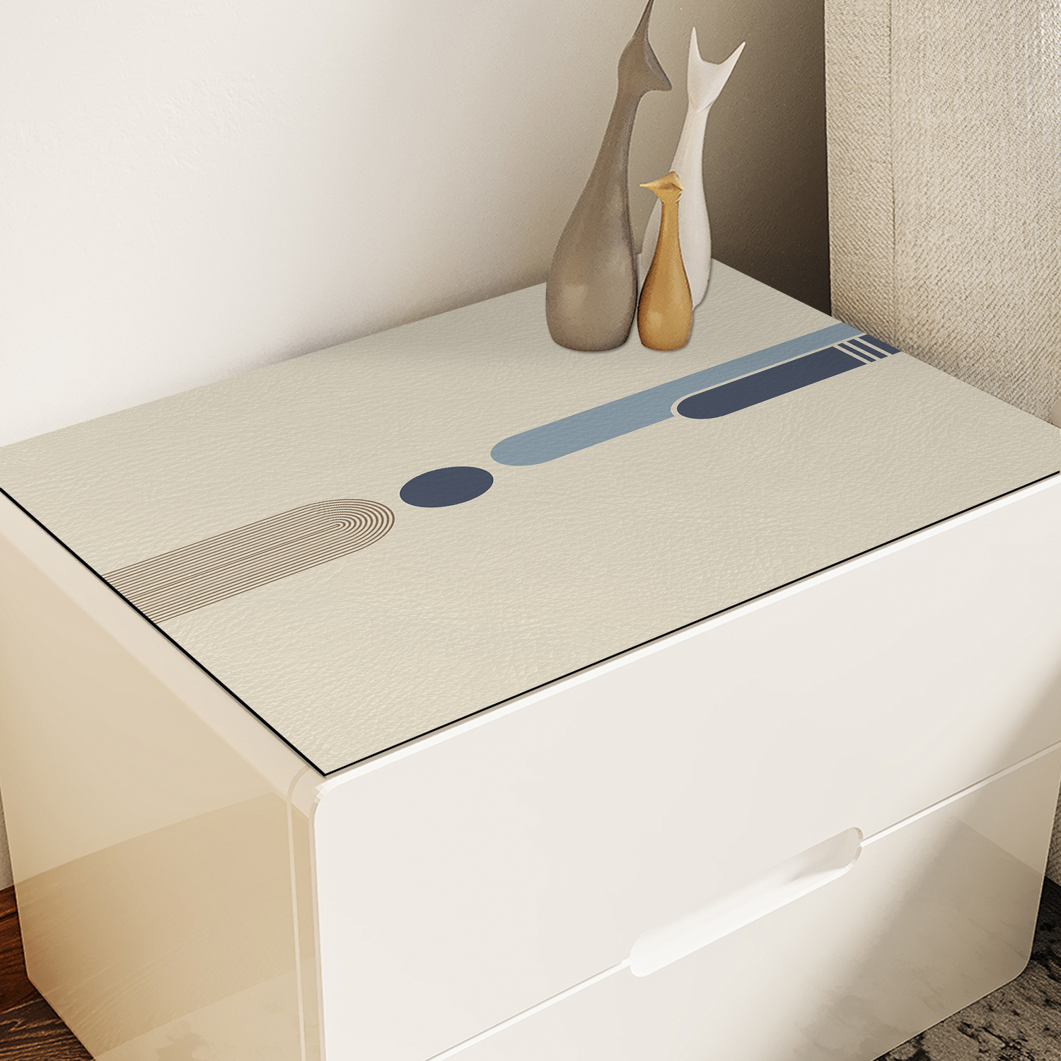 床头柜保护垫防滑硅胶桌垫可自由裁剪小清新免洗桌布防水防烫防油