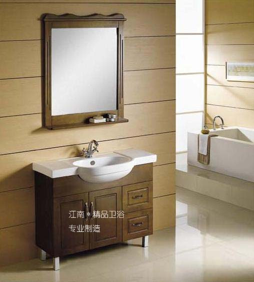 欧式美式橡木浴室柜组合实木卫浴柜洗脸盆柜洗手盆柜洗漱台XM787