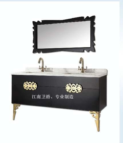 欧式美式橡木浴室柜组合实木卫浴柜洗脸盆柜洗手盆柜洗漱台XM735