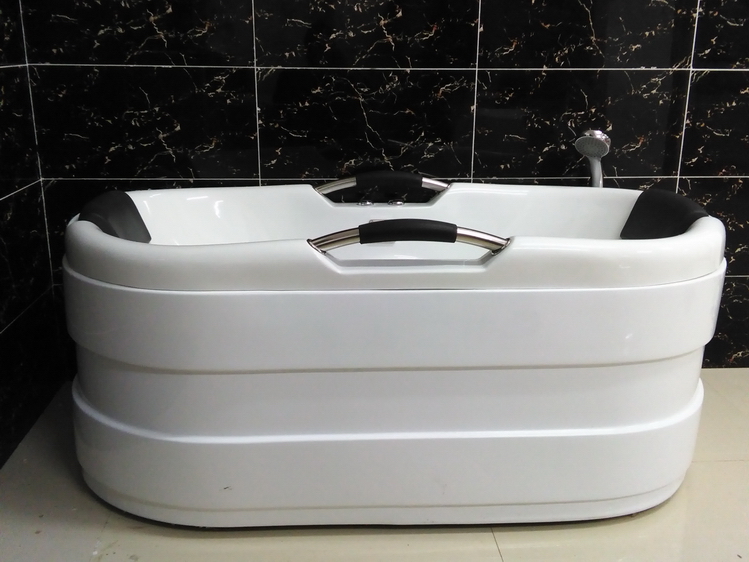 亚克力经典1.4米1.5米1.6米1.7米浴缸独立式浴缸按摩浴缸单人浴缸