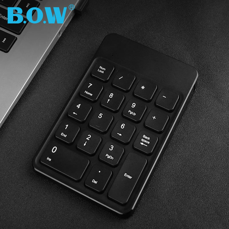 hw15w7bow促销厂家航世无线数字小键盘迷你键盘财务会计收银证()