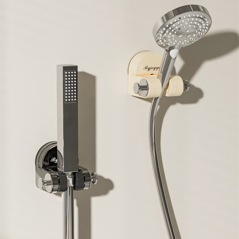 现货速发浴室吸盘式花洒支架一体式免打孔淋浴喷头底座家用可调节