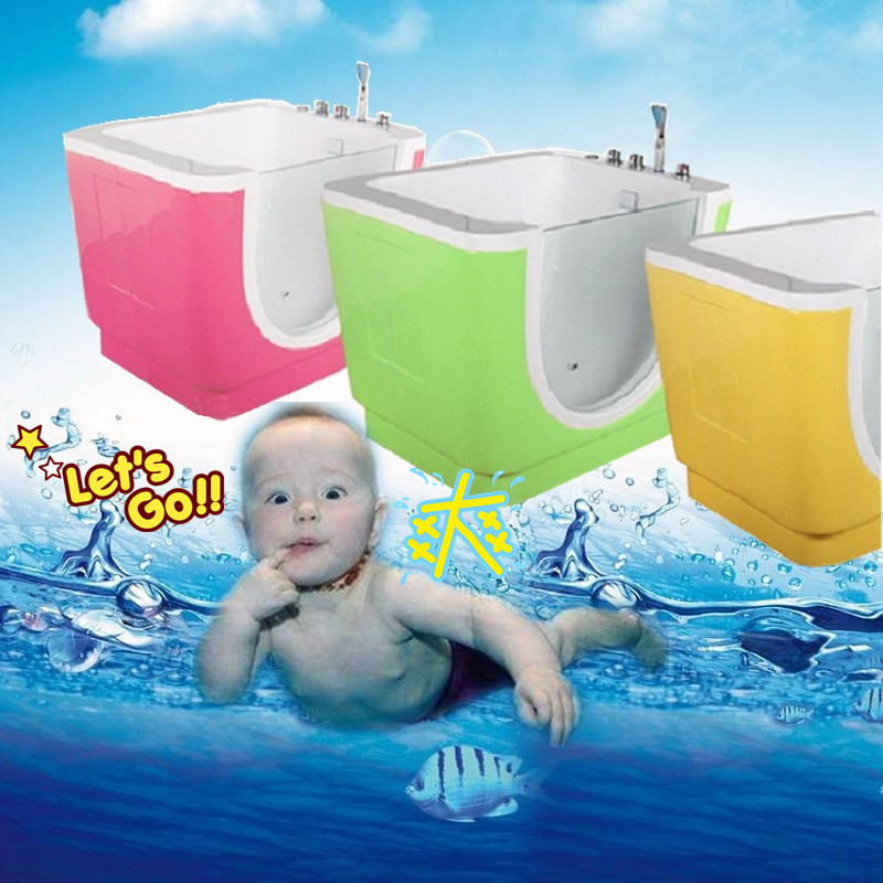 直销亚克力婴儿游泳池单面玻璃浴缸泳馆家用宝宝泡澡桶冲浪泡泡五
