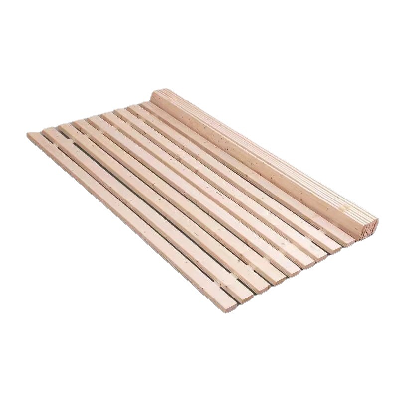 床板硬木包骨架板香杉木防潮铺排护腰原木条X折叠床板板邮