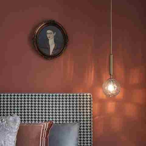 灰橘色墙纸北欧风纯色素色卧室客厅现代简约服装店复古脏橘色壁纸