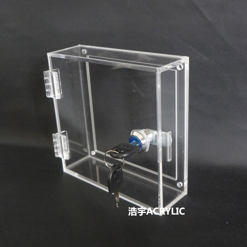 透明展示盒子定做亚克力板材定制透明有机玻璃板鱼缸加工拍摄水槽