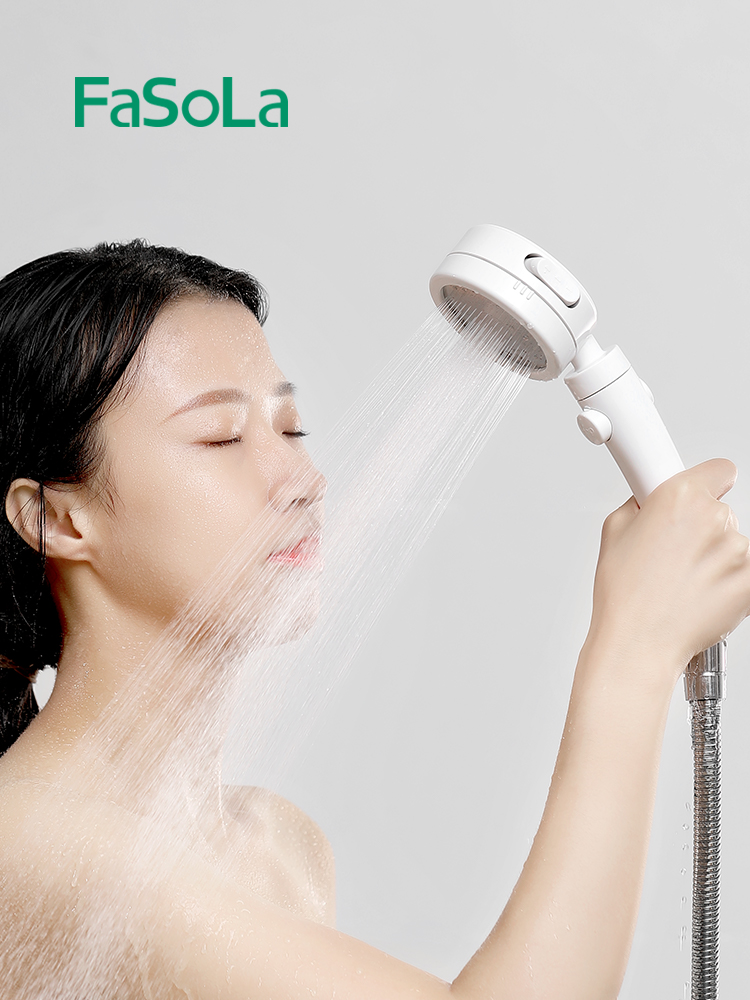 日本FaSoLa增压花洒浴室手持超强加压喷头淋浴洗澡莲蓬头大出水量