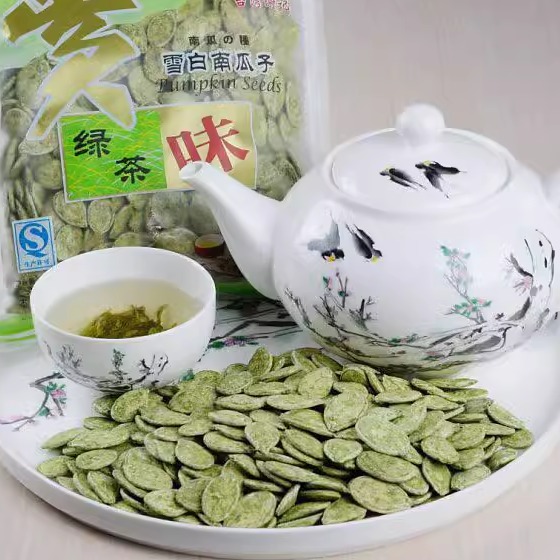 台湾谢记绿茶味南瓜子250g铁观音味雪白南瓜子炒货坚果茶点小包装