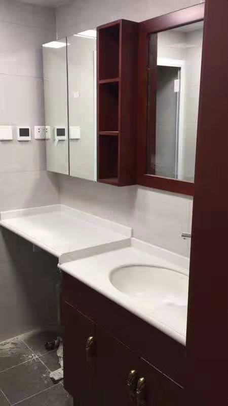 北京定制浴室柜北欧实木浴室柜组合卫生间现代简约洗漱台面盆洗脸