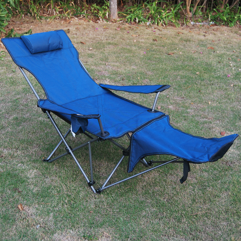 新与途户外折叠椅躺椅 便携式简易休闲折叠椅办公室午休床椅沙促