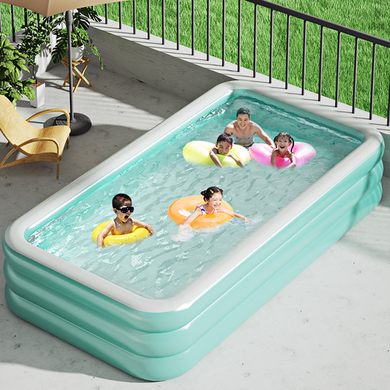 儿童充气游泳池大型可折叠婴儿游泳桶宝宝游泳水池家庭户外浴缸