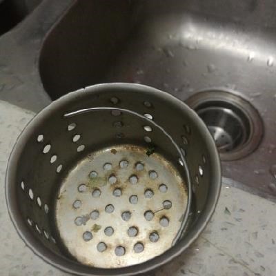 厨房304不锈钢单双水槽洗菜碗盆水池过滤提篮笼下水器配件