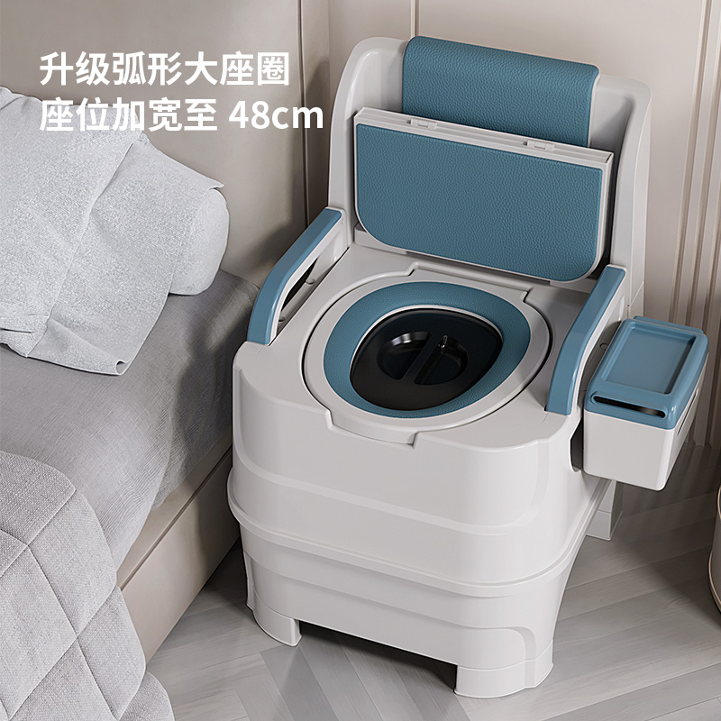 家用老年人坐便器可移动成人专用马桶室内卧室排便孕妇床边上厕所