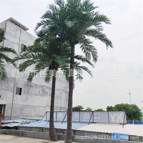 工厂直销海南椰子树仿真假树椰子树水上乐园大型玻璃钢人造假树