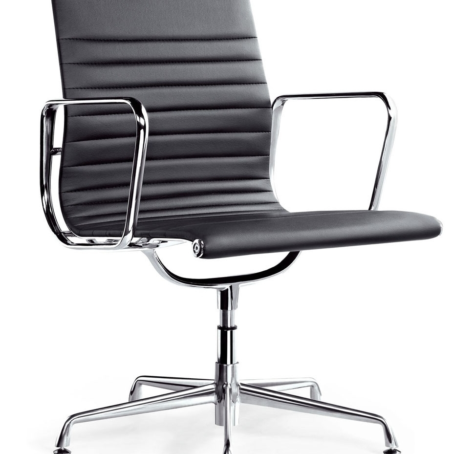 时尚简约伊姆斯五金椅可换U型盘办公椅铝合金耐用办公家用电脑椅