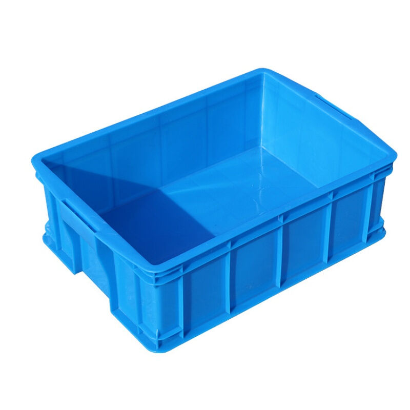 450-160塑料盒周转箱整理塑料收纳箱物流箱周转中转箱蓝色储物盒
