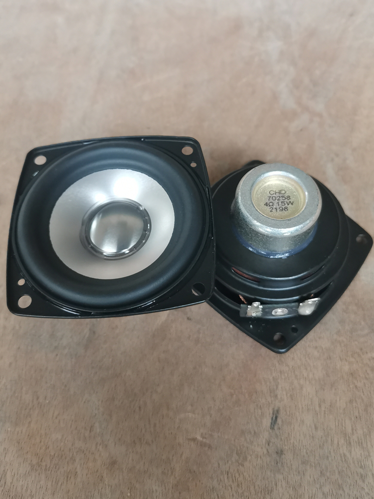 适用德国原装铝盆发烧级2.75寸4欧钕磁全频喇叭 高中低音扬声器