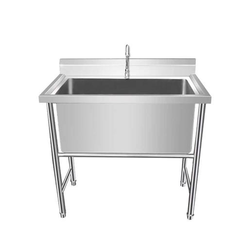商用不锈钢水槽长条水池单槽通池加大加深特大号洗手池定做消毒池